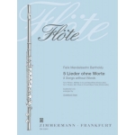 Image links to product page for 5 Songs without Words arranged for Four Flutes