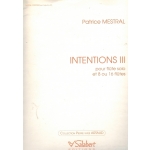 Image links to product page for Intentions III for Solo Flute and Flute Choir