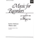 Image links to product page for Three Airs for Treble Recorder/Flute and Piano
