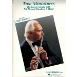 Image links to product page for Two Miniatures: Sonata in Bb major & Rondo in E minor