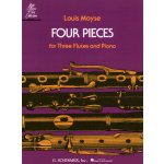 Image links to product page for Four Pieces for Three Flutes and Piano