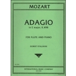 Image links to product page for Adagio in E major from Kagelstadt Trio arranged for flute and piano, K498
