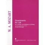 Image links to product page for Divertimento KV136 (3fl afl)