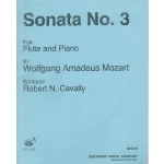Image links to product page for Sonata No 3 in A major for flute and piano, K526