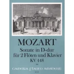 Image links to product page for Sonata in D for Two Flutes and Piano, KV448