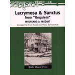 Image links to product page for Lacrymosa & Sanctus from 'Requiem' for Four Flutes and Piano