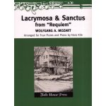 Image links to product page for Lacrymosa & Sanctus from 'Requiem' for Four Flutes and Piano