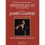 Image links to product page for Andante in C major for flute and piano, K315