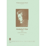 Image links to product page for Andante in F major arranged for Flute, Violin and Viola, KV616