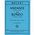 Image links to product page for Andante in C major KV315 and Rondo in D major KV184 for Flute and Piano