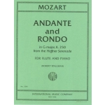 Image links to product page for Andante and Rondo in G major from Haffner Serenade for Flute and Piano, KV250