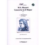 Image links to product page for Concerto No 2 in D Major for Flute and Piano (optional Second Flute), K314 (includes CD)