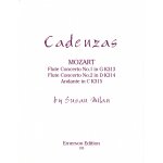Image links to product page for Cadenzas for Flute Concertos No.1 in G K313 and No.2 in D K314, and Andante in C K315