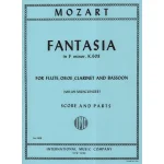 Image links to product page for Fantasia in F minor for Flute, Oboe, Clarinet and Bassoon, K608