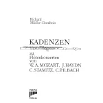 Image links to product page for Cadenzas for Flute Concertos by W.A. Mozart, J. Haydn, C. Stamitz, and C.P.E. Bach