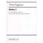 Image links to product page for Orfeo I for Solo Flute and Pre-recorded Sound Track (includes Online Audio)