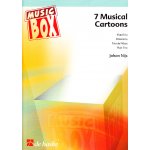 Image links to product page for 7 Musical Cartoons for Three Flutes