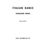 Image links to product page for Italian Dance for Oboe and Piano