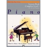 Image links to product page for Alfred's Basic Piano Library: Lesson Book Complete Level 1