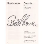 Image links to product page for Sonata in D Major for Piano, Op10/3
