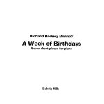 Image links to product page for A Week of Birthdays for Piano 