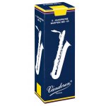 Image links to product page for Vandoren SR2425 Traditional Baritone Saxophone Reeds Strength 2.5, 5-pack