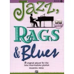 Image links to product page for Jazz Rags & Blues for Piano, Book 4 (includes Online Audio)