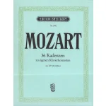 Image links to product page for 36 Original Cadanzas for his own Piano Concertos