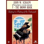 Image links to product page for Piano Course F - The Brown Book
