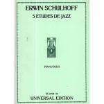 Image links to product page for 5 Etudes De Jazz for Piano