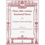 Image links to product page for Three 18th Century Keyboard Pieces