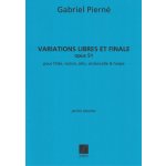 Image links to product page for Variations Libres et Finale for Flute, Harp and String Trio, Op51