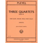 Image links to product page for Three Quartets for Flute, Violin, Viola, and Cello, Op. 41