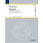 Image links to product page for Chaconne "Three Parts upon a Ground" for Three Flutes/Treble Recorders/Vioilns and Basso Continuo