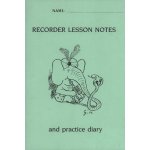 Image links to product page for Recorder Lessons & Practice Diary