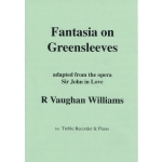 Image links to product page for Fantasia on Greensleeves for Treble Recorder and Piano