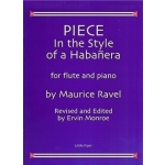 Image links to product page for Pièce en Forme de Habañera [Flute & Piano]