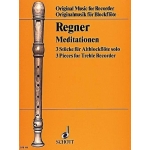 Image links to product page for Meditationen: 3 Pieces for Solo Flute/Treble Recorder