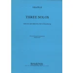 Image links to product page for Three Solos (from Six Solos for German Flute) for Flute/Recorder and Piano