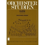 Image links to product page for Orchestral Studies for Flute - Bruckner & Reger