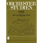 Image links to product page for Orchestral Studies for Flute - Opera Excerpts from Puccini, Leoncavallo & Mascagni