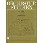 Image links to product page for Orchestral Studies for Flute - Beethoven