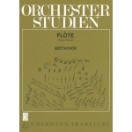 Image links to product page for Orchestral Studies for Flute - Beethoven
