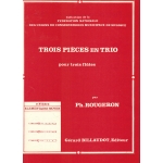 Image links to product page for Trois Pièces en Trio for Three Flutes