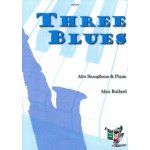 Image links to product page for Three Blues for Alto Saxophone and Piano
