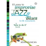 Image links to product page for It's Easy To Improvise Jazz and Blues (for Eb instruments) (includes CD)