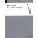 Image links to product page for Five Exotic Dances for Alto Saxophone and Piano