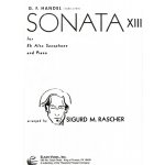 Image links to product page for Sonata No. 13 for Alto Saxophone and Piano