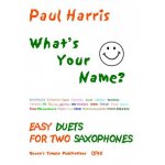 Image links to product page for What's Your Name? Easy Duets for 2 Saxophones