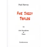 Image links to product page for Five Jazzy Trifles for Alto Saxophone and Piano